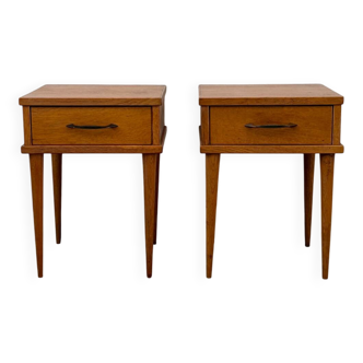 Pair of vintage bedside tables / nightstands