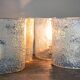 Vintage Murano glass wall lamps by Mazzega, Italy, 1970, set of 4
