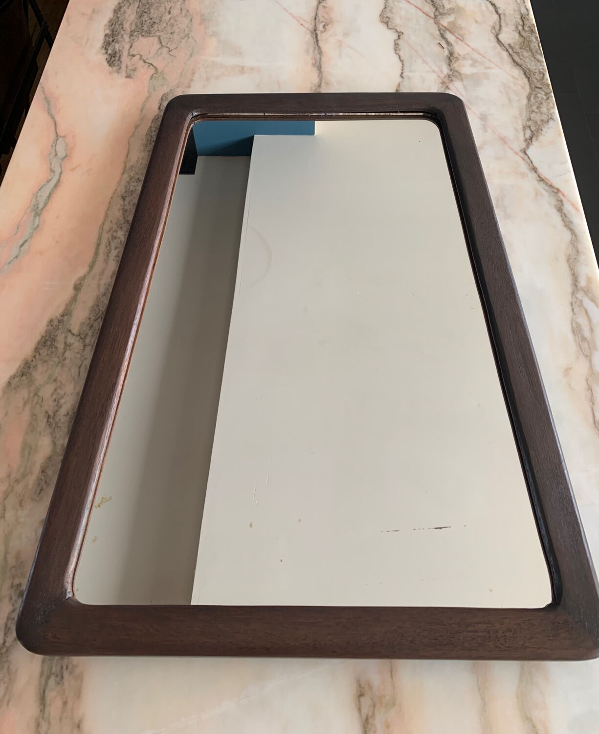 Mid-Century asymmetrical mirror