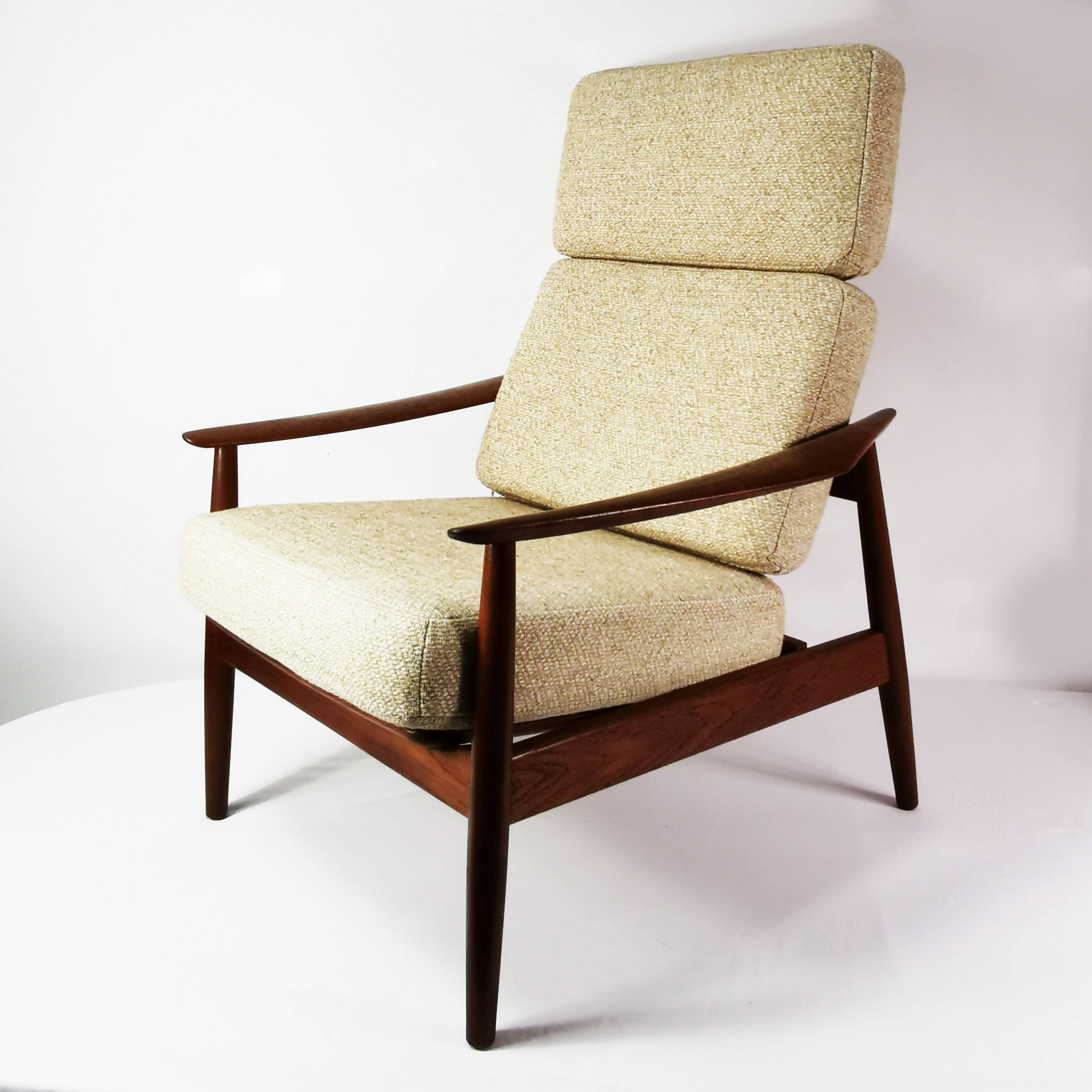 Modernist designer armchair, Cado, designed by Arne Vodder, Denmark, 1960s.