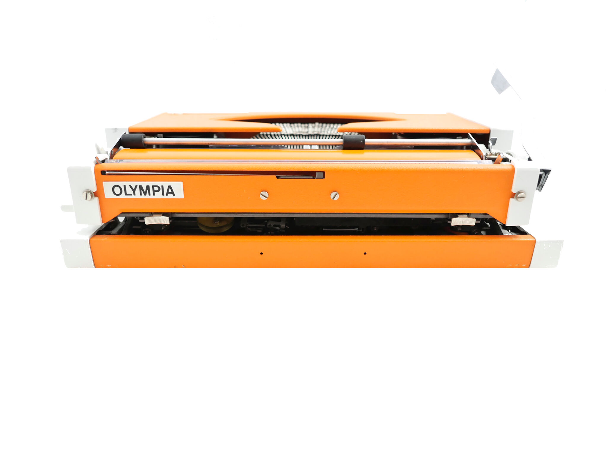 Machine to type Olympia Traveller Luxury Orange revised new ribbon