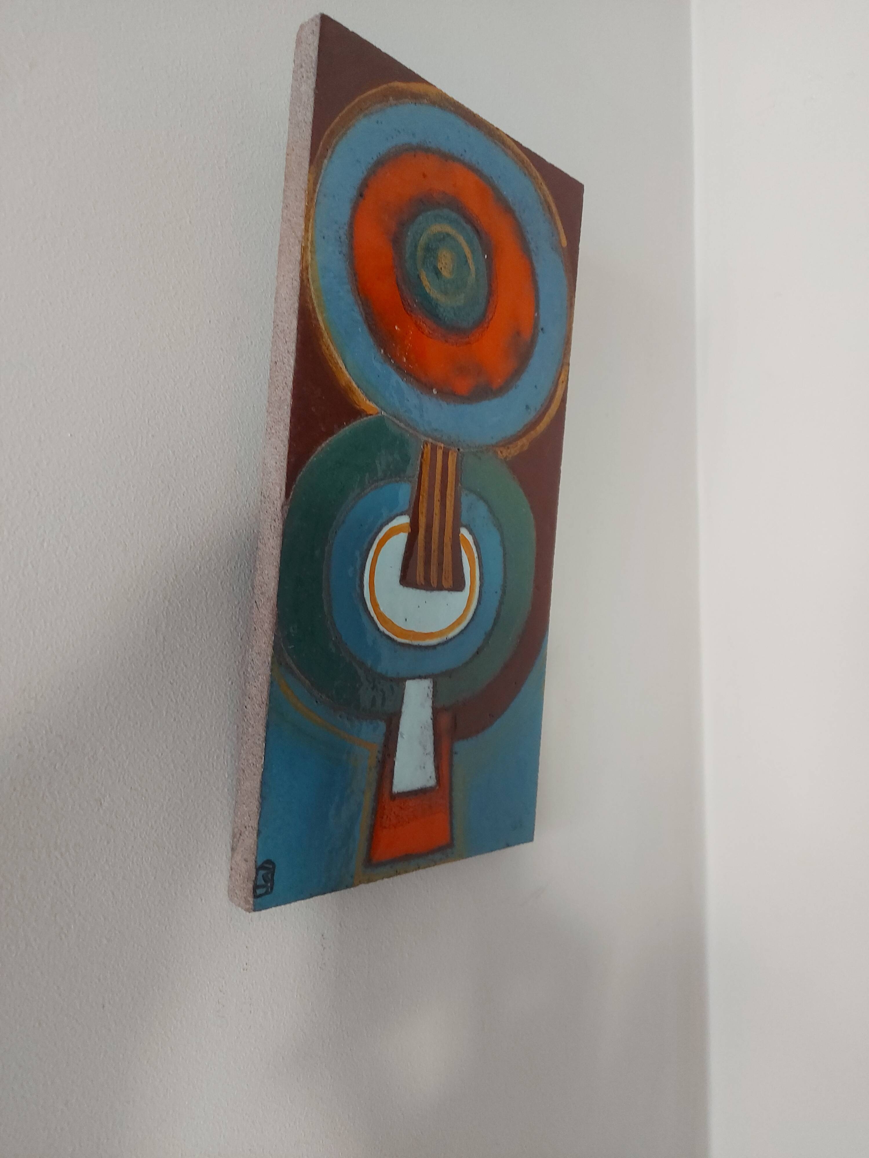 Vintage lava plate 50, 60'S