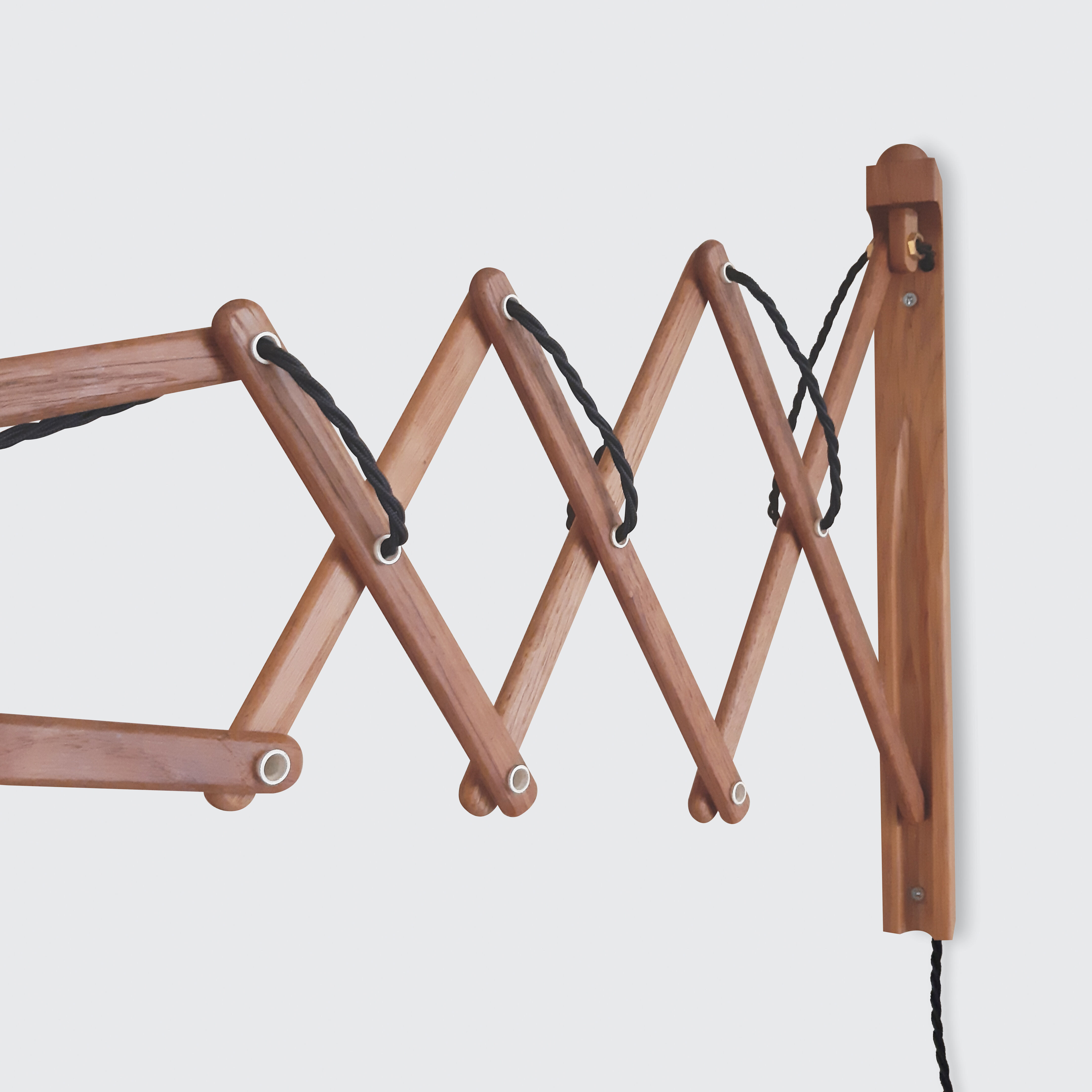 Concertina wall lamp by Erik Hansen