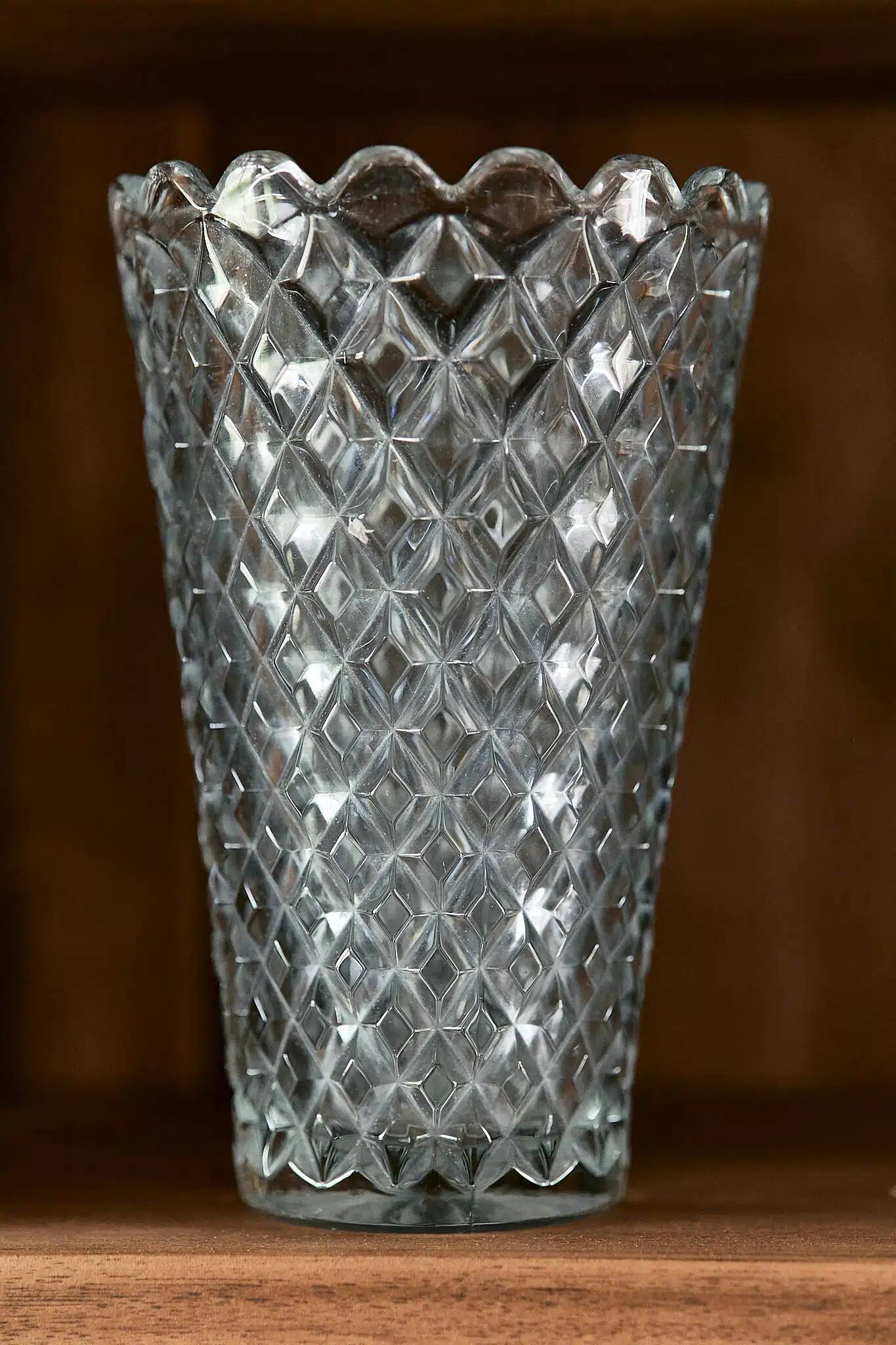 High diamond vase "myosotis"