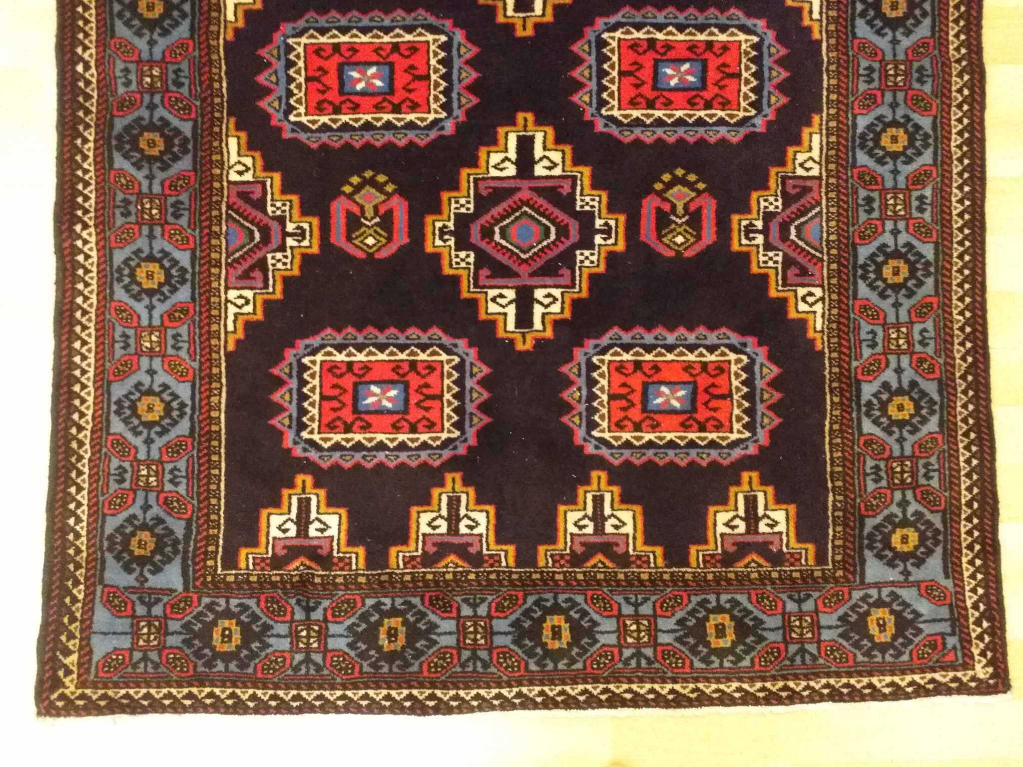 Handmade persian yalameh rug 204x124cm