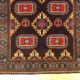Handmade persian yalameh rug 204x124cm