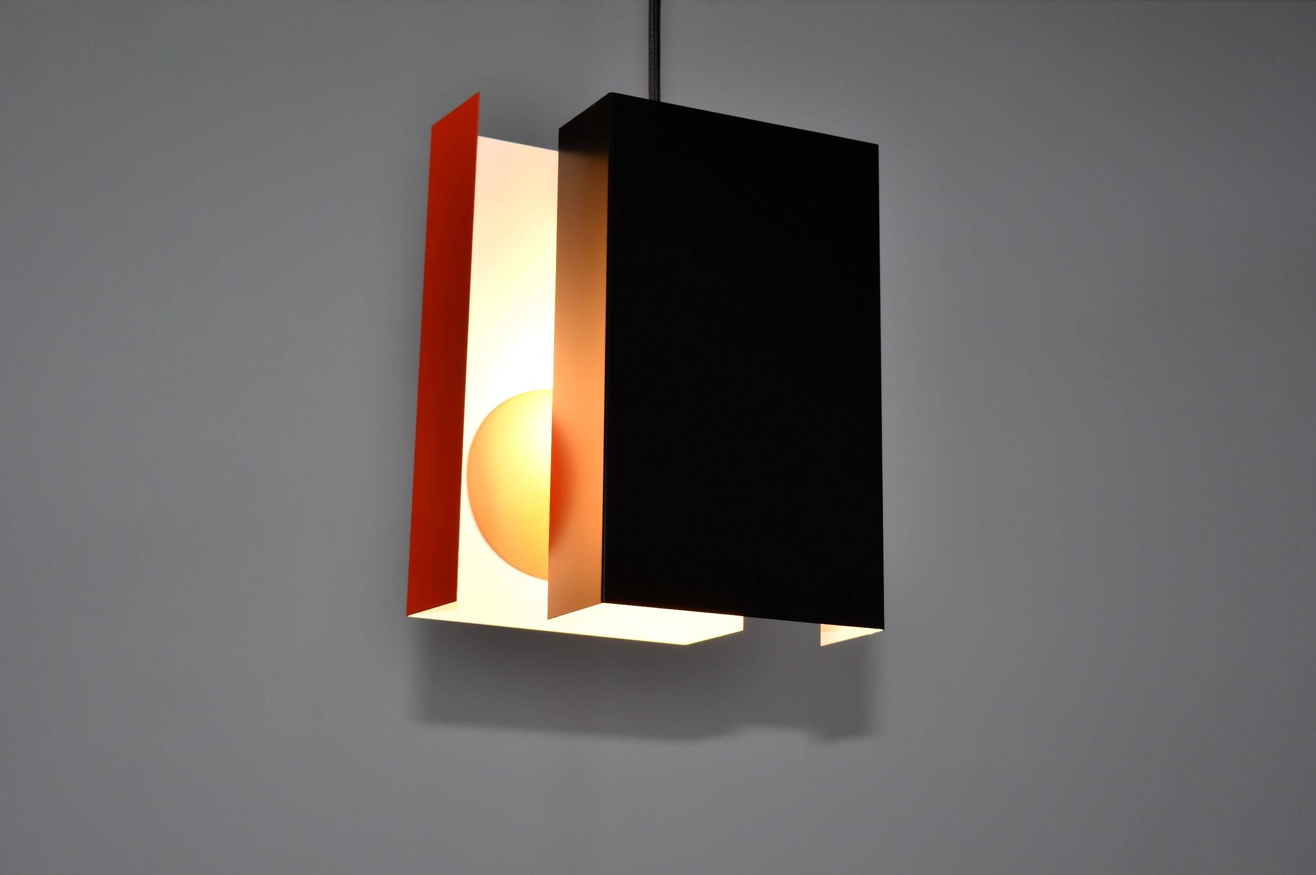 "Nippon"  Ceiling Light by Simon Henningsen for LYFA, Denmark 1970 (A)