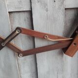 Zig zag wooden wall light from the 60s