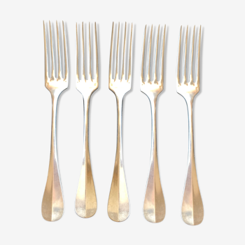 5 Christofle table forks
