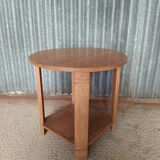 Solid wood side table