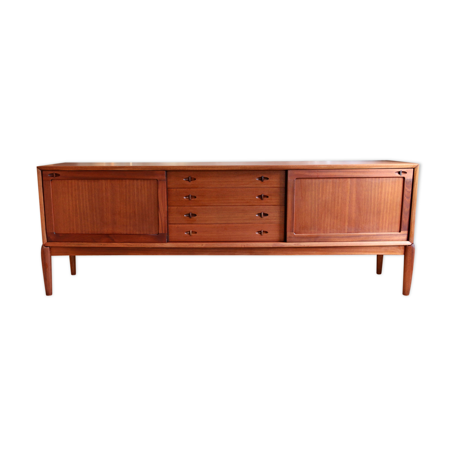 Danish sideboard by H.W Klein for Bramin in teak, 1960s