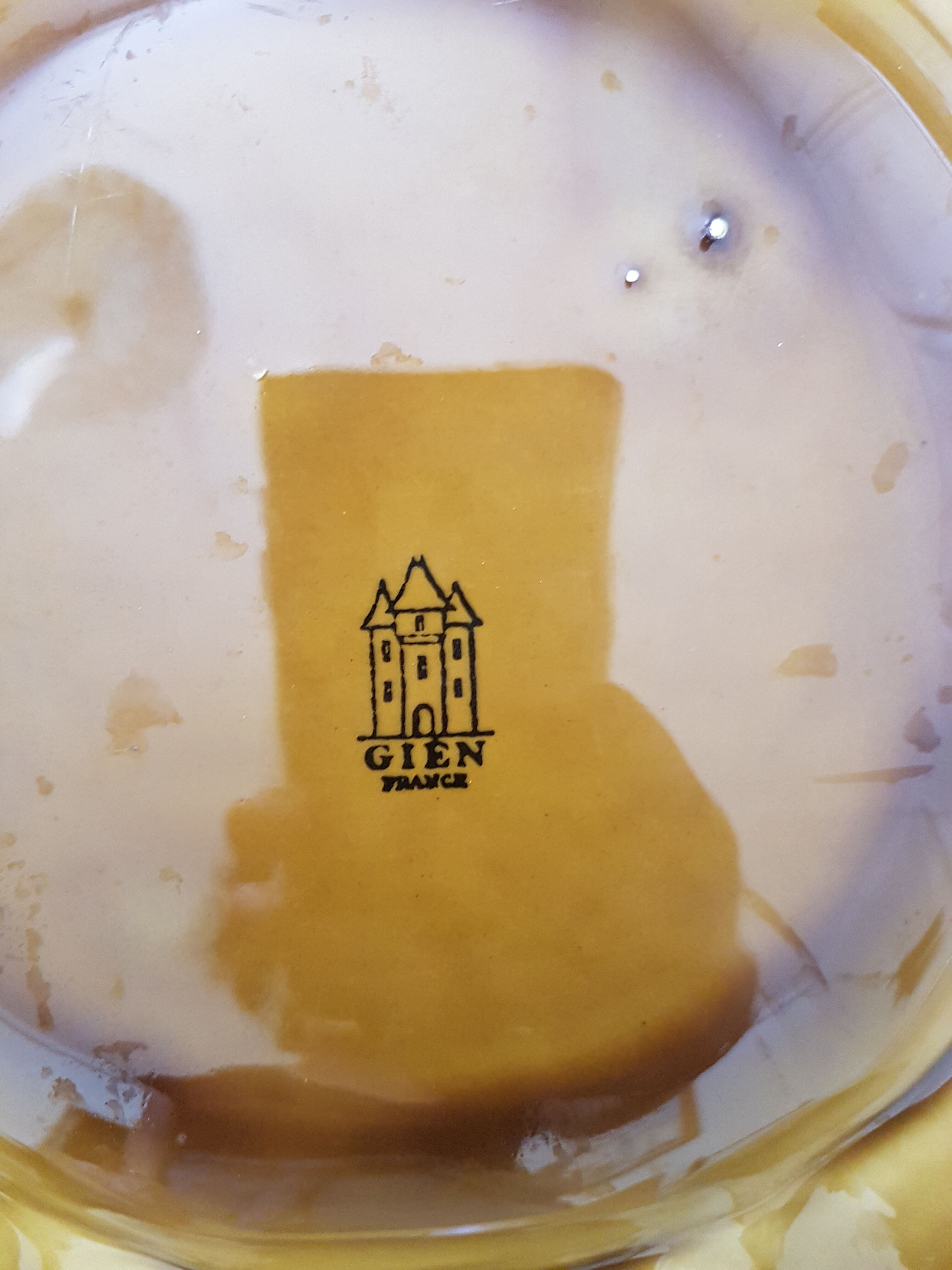 Gien earthenware dish