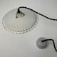 Old opaline laced suspension 25 cm vintage