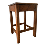 Antique oak stool