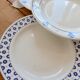 4 mismatched vintage dinner plates - Lot Cutie II