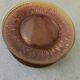 Twelve amber sunflower plates Vereco
