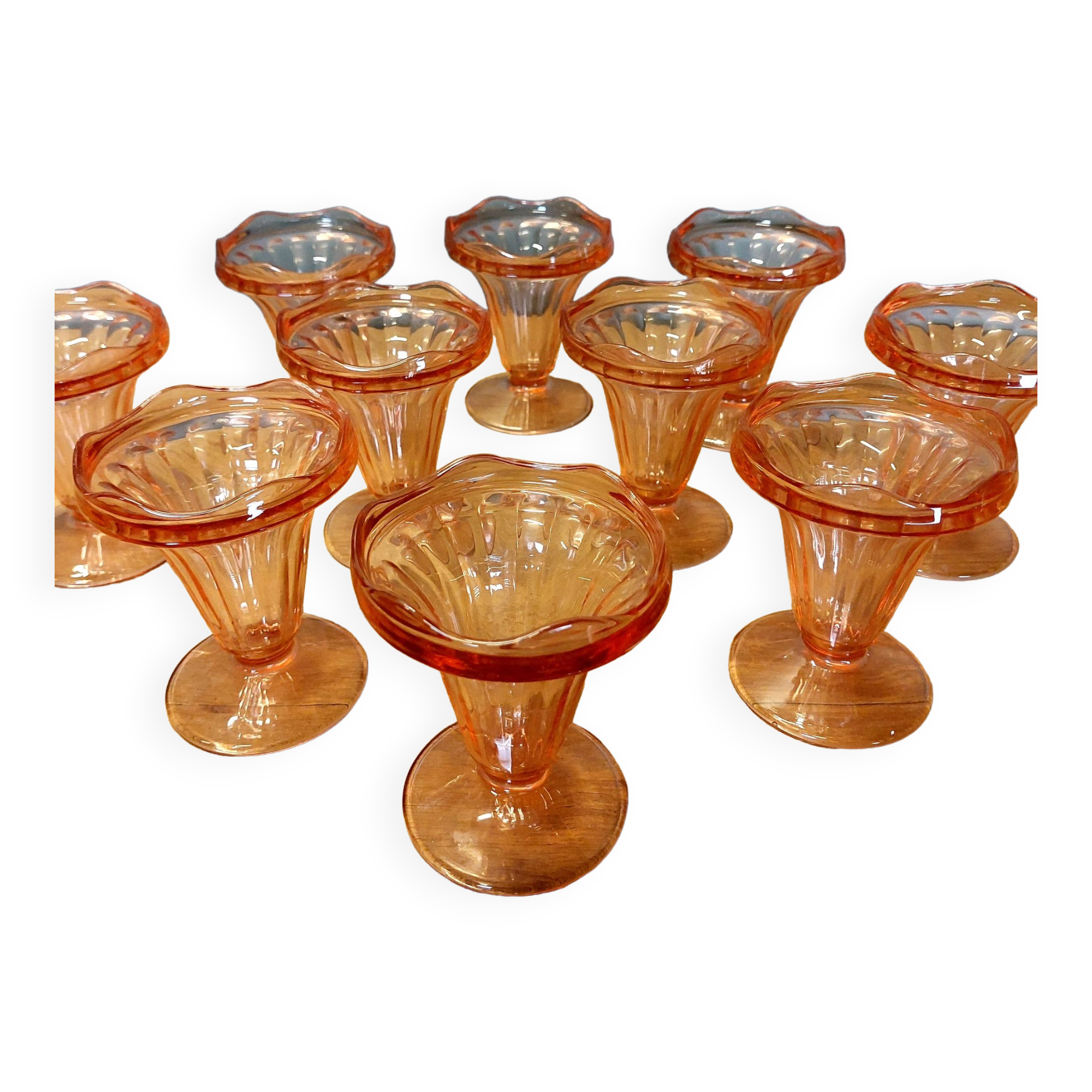 Rosaline glass dessert cups