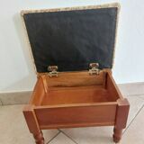 Vintage wooden footrest