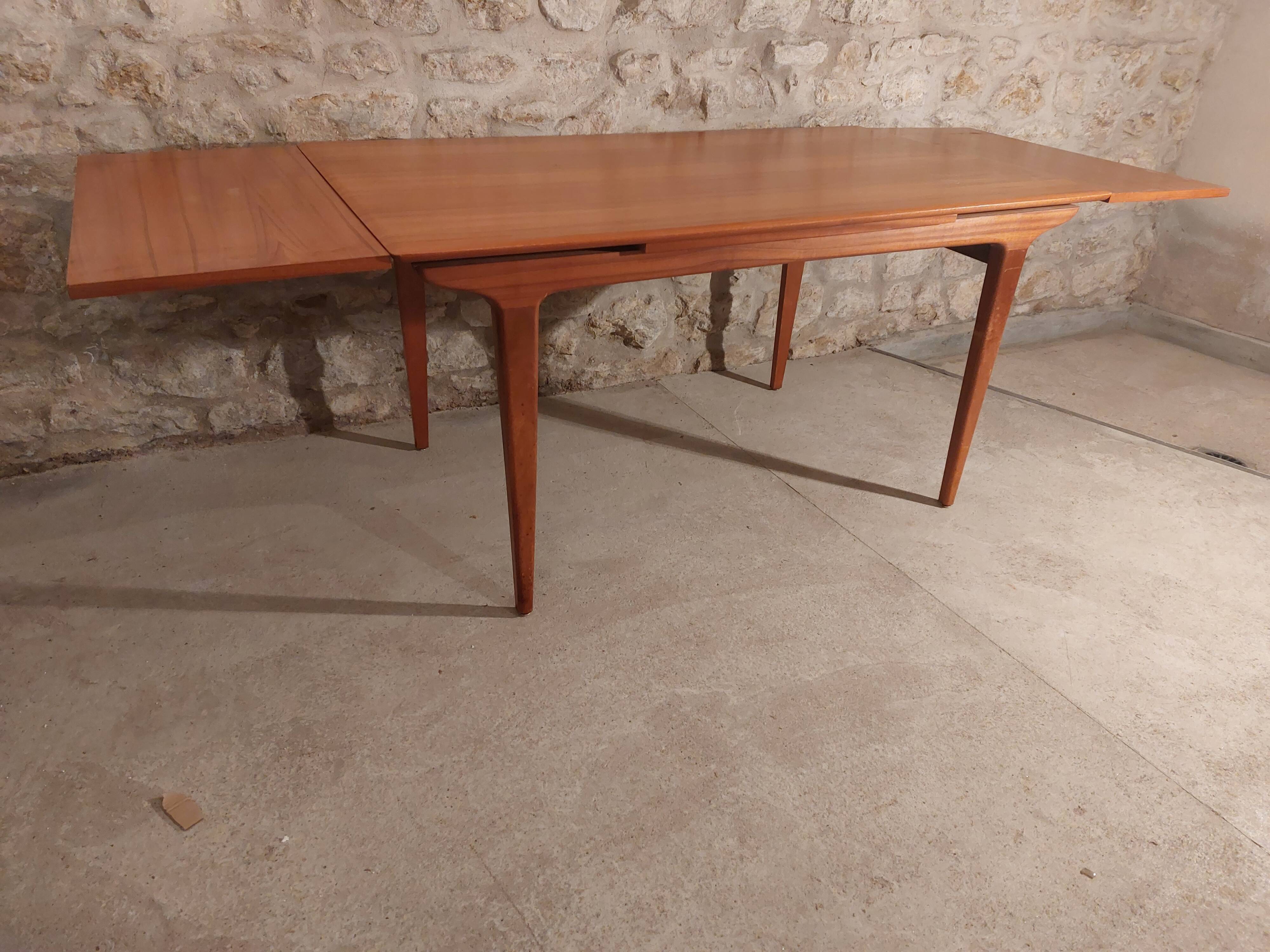 Scandinavian teak table 60s