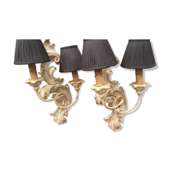 Pair of wall lamps