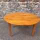Table de ferme ovale 130 cm