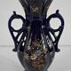 Midnight blue earthenware vase, "fives lille" - early twentieth century