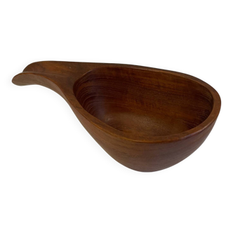 Teak wood bowl