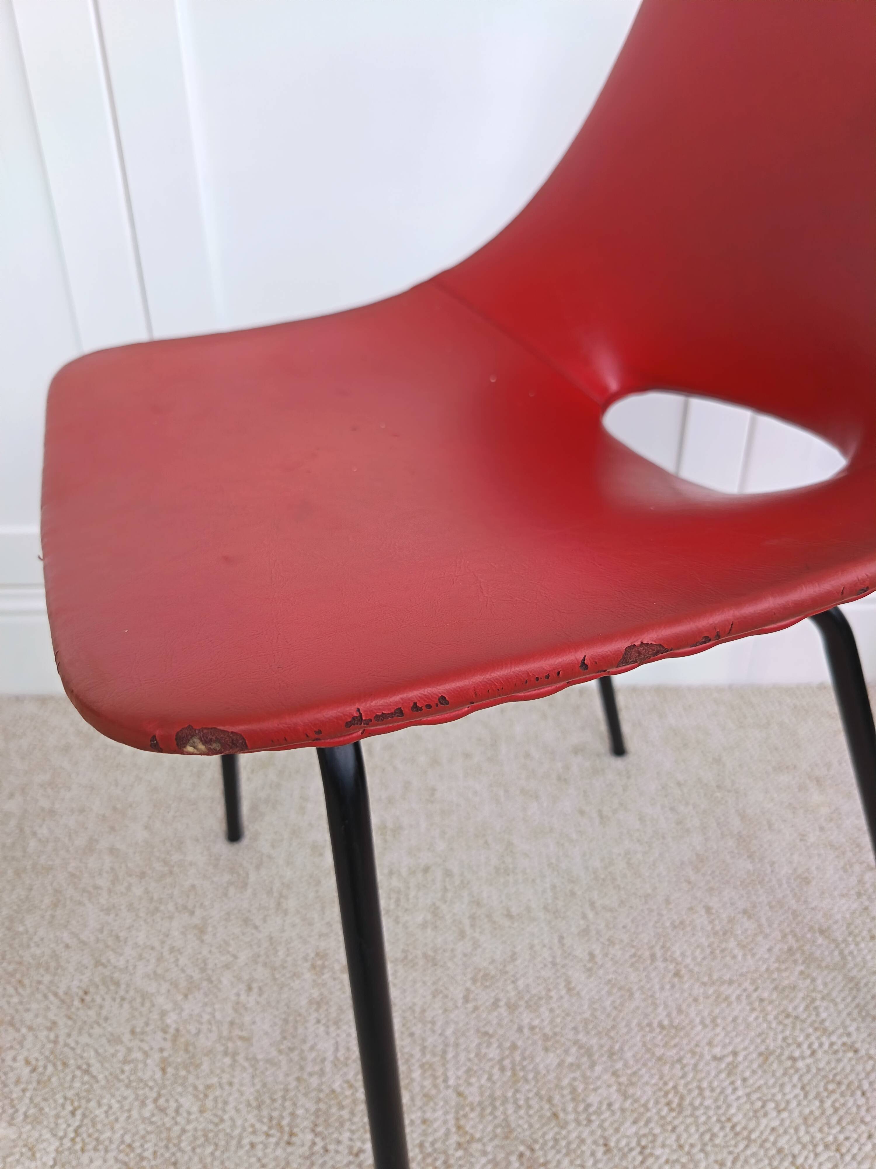 Barrel chair by Pierre Guariche for Steiner, 1950