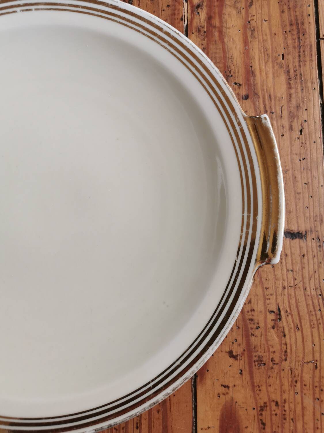 Vintage Limoges porcelain tart dish