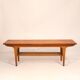 Scandinavian coffee table honey teak