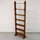 Midcentury Italian Shelving Unit / Bookcase / Cupboard In Teak Vintage Mode