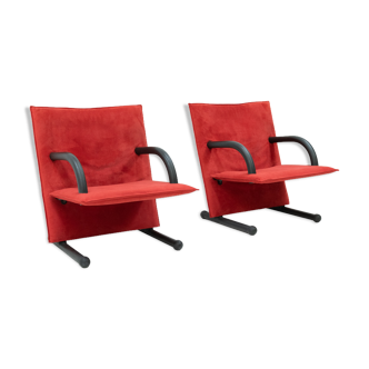 T Line lounge chairs Arflex, 1980