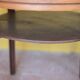 Vintage table, wooden table, two-tier table, living room table, side table.