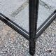 Side table end of sofa Pierre Vandel in metal and glass tops