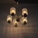 Art Deco All Glass Chandelier by Kamenicky Senov, 1960's, Czechoslovakia
