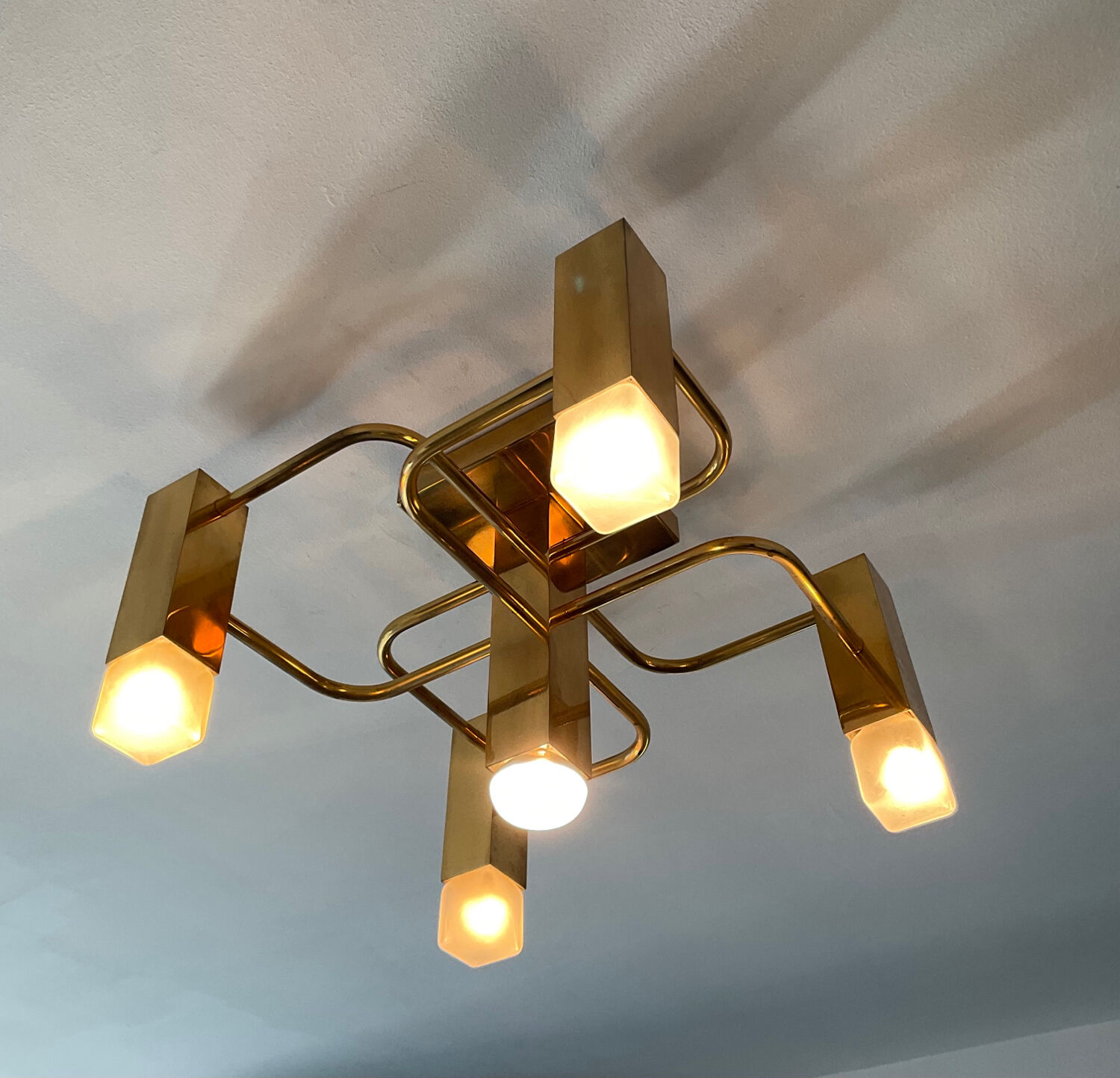 Gaëtano Sciolari ceiling light from the 70s