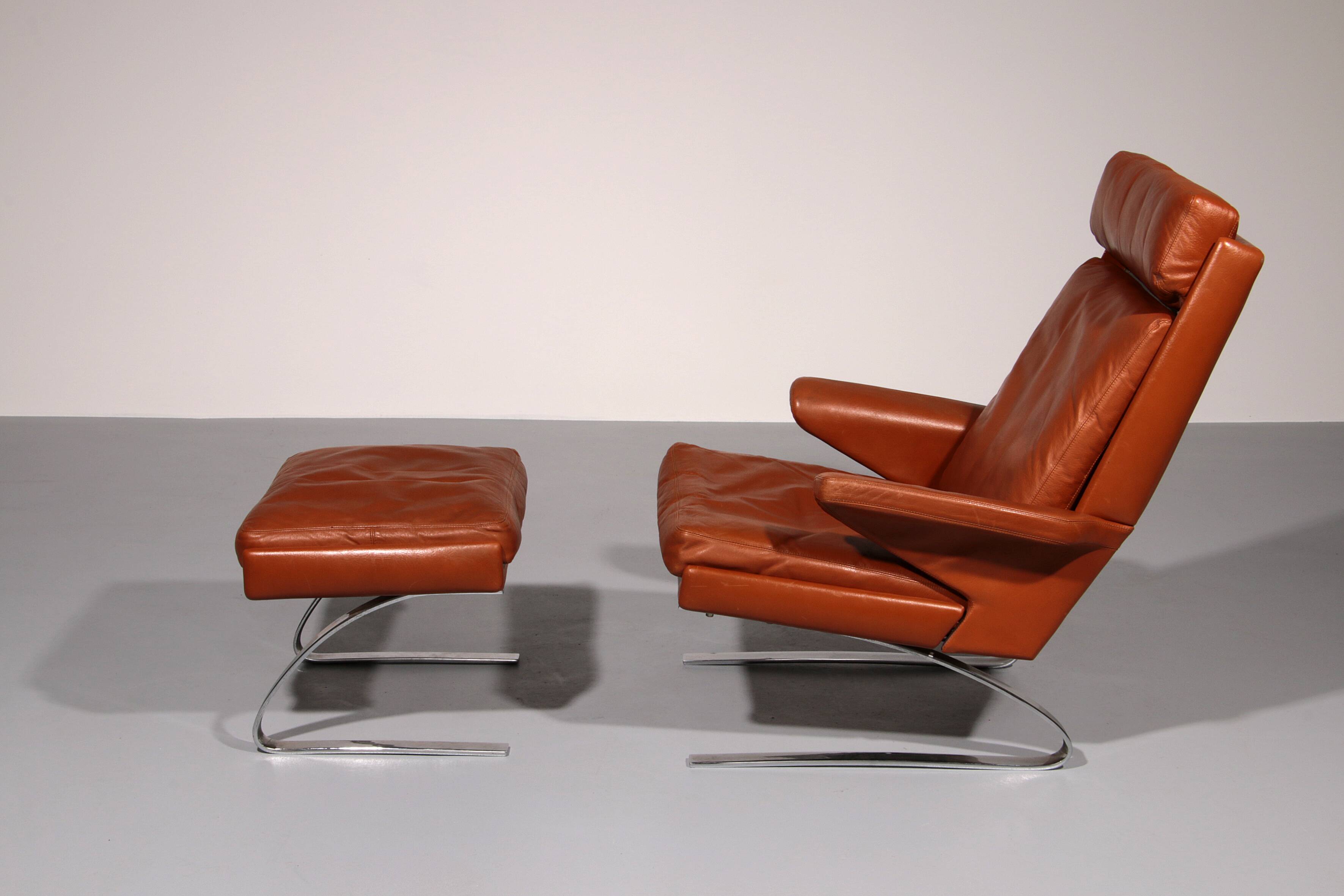 COR SWING lounge chair in Congnac leather with Otterman by Adolf & Schöpfer 19