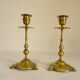 Art Nouveau candle holder pair early XX