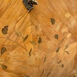Curved secretary in Louis XV marquetry