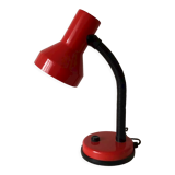 Red and black desk lamp