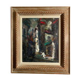Tableau peinture signé Elemer Vagh Weinmann