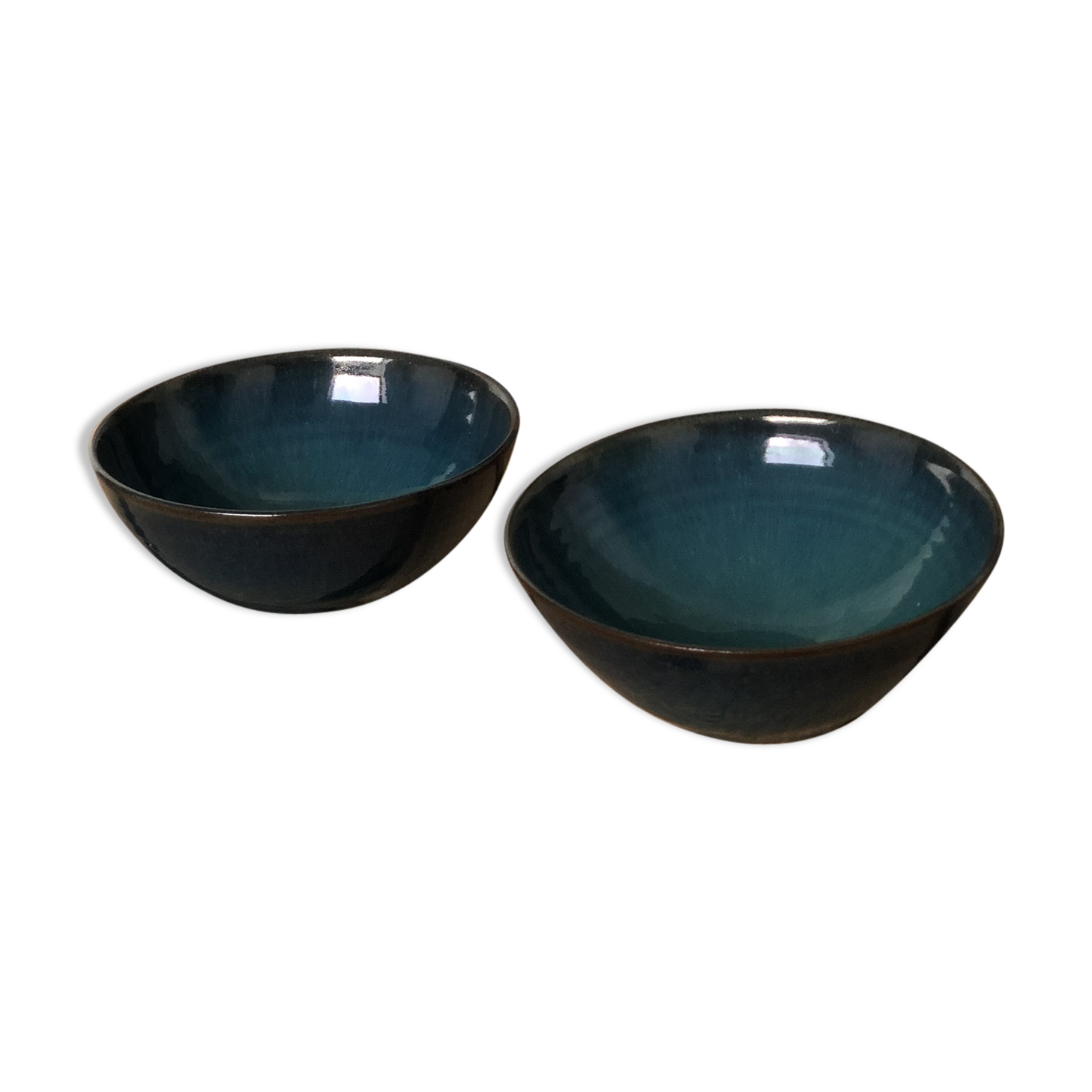Duo aperitif cups Emmanuelle-blue sandstone
