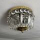 Deknudt 2-light golden brass glass pendant basket ceiling light