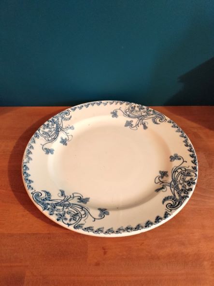 Ancient Iron Earth serving dish