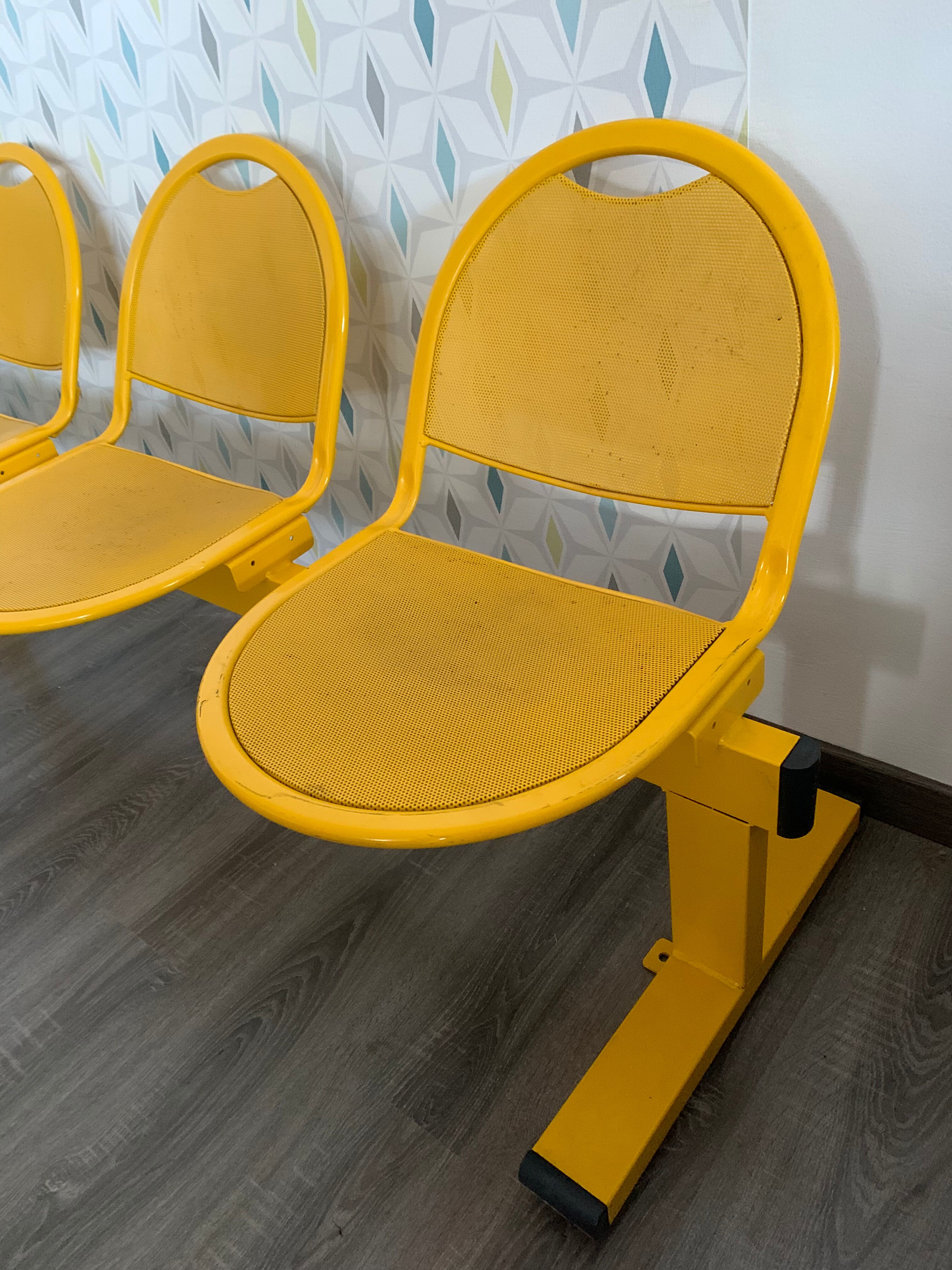Banc salle d’attente vintage