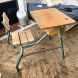 Table d’écolier années 50