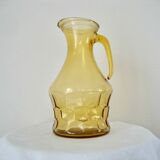 Carafe service and 15 vintage glasses