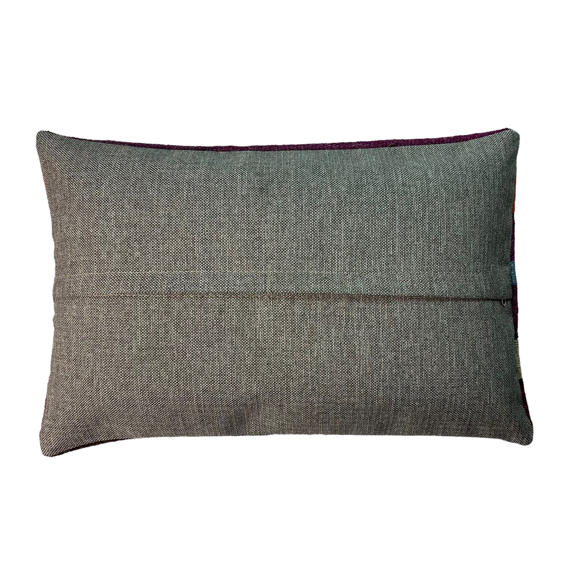 Housse de coussin vintage turque faite à la main, 30 x 50 cm
