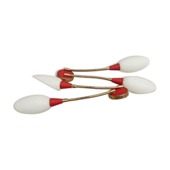 Pair of 1950s with opaline