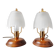 Paire de lampe vintage Italy style art déco